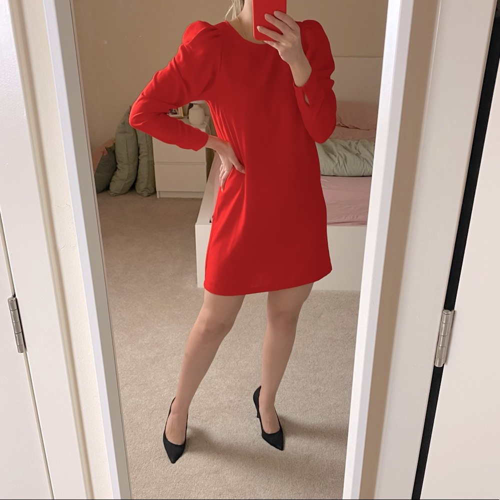 H&M red dress